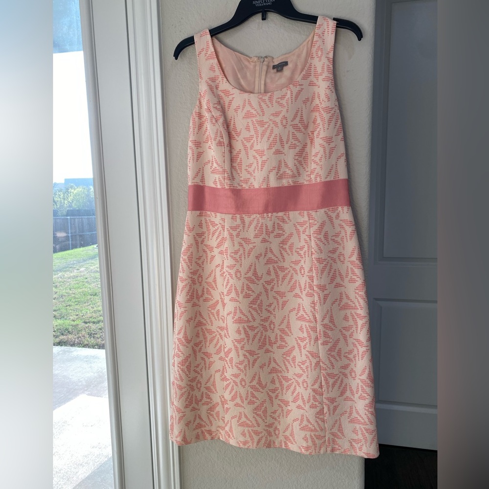 Ann Taylor Shift Dress with Bow in Back size 10